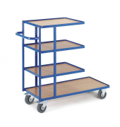 Beistellwagen  Stahl pulverbeschichtet Traglast (max.): 150 kg Enzianblau (RAL 5010) ROLLCART  AUG 20