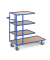 Beistellwagen  Stahl pulverbeschichtet Traglast (max.): 150 kg Enzianblau (RAL 5010) ROLLCART  AUG 20