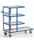 Beistellwagen  Stahl pulverbeschichtet Traglast (max.): 150 kg Enzianblau (RAL 5010) ROLLCART  AUG 20