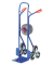 Sackkarre 20-9855 tragfähig bis 150kg blau 30x22,5cm Stahl mit 3-Rad-Stern für Treppen