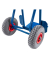 Sackkarre 20-9855 tragfähig bis 150kg blau 30x22,5cm Stahl mit 3-Rad-Stern für Treppen