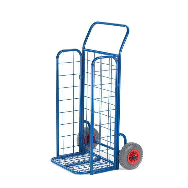 4250448505827 - Rollcart Gitterklappkarre mit Seitenwänden 150kg Tragkraft Luftbereifung 4250448505827 - Rollcart Gitterklappkarre mit Seitenwänden 150kg Tragkraft Luftbereifung