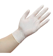 Einweghandschuhe white grip, Latex, transparent, Größe 8 / M,