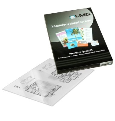Laminierfolien 250 micron 15,4 x 21,6 cm 1 Pack  