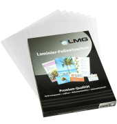 Laminierfolien LMG90X130X100, Karten, 90x130mm, 100mic x2, glänzend