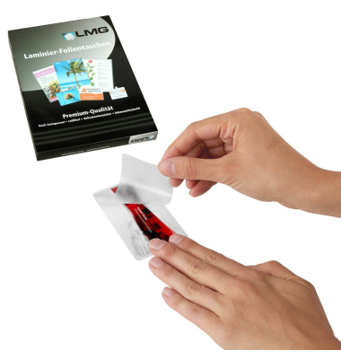 Laminierfolien LMGIC-80, Karten, 59x83mm, 80mic x2, glänzend