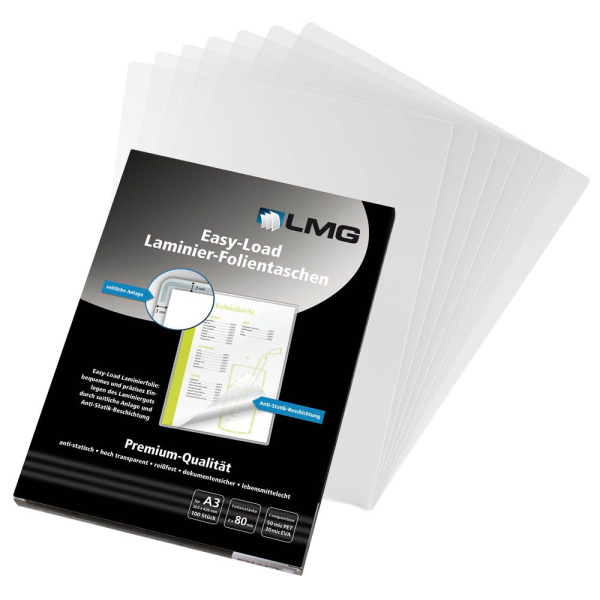 4250504537694 - Laminierfolien glänzend für A3 LMGE-A3-80 4250504537694 LMGE-A3-80 100 Stück 4250504537694 - Laminierfolien glänzend für A3 LMGE-A3-80 4250504537694 LMGE-A3-80 100 Stück