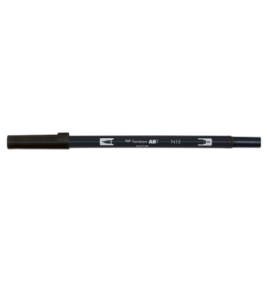 ABT Dual Brush-Pen schwarz