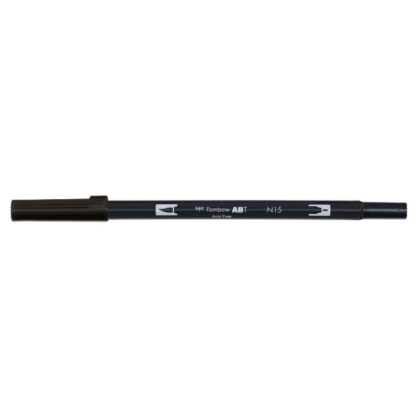 4250570447002 - Brush-Pen Fasermaler Dual sz 08 + 33 mm Schwarz 4250570447002 - Brush-Pen Fasermaler Dual sz 08 + 33 mm Schwarz