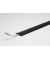 Kabelbrücke Toploader schwarz RAL 7021 6,2 cm x 1,5 m (BxL)