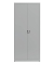 Aktenschrank entero BF4/22 STG 7035/7035, Stahl abschließbar, 6 OH, 95 x 220 x 42 cm, lichtgrau