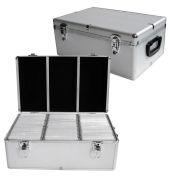 DJ-Case CD-/DVD-Koffer silber BOX77