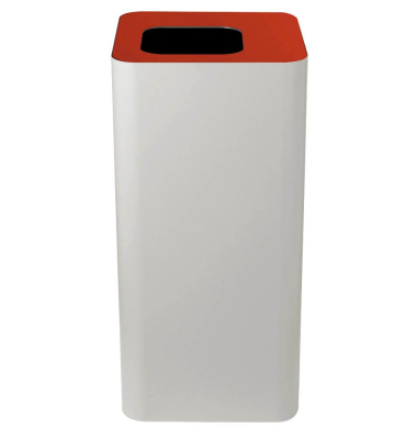 Pure Mülleimer 100,0 l weiß, rot 392020 + 392007