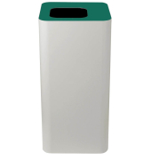 Pure Mülleimer 100,0 l weiß, grün 392020 + 392021