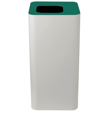 Pure Mülleimer 100,0 l weiß, grün 392020 + 392021