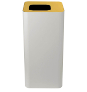 Pure Mülleimer 100,0 l weiß, gelb 392020 + 392023