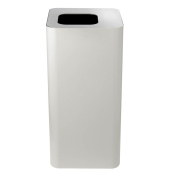 Pure Mülleimer 100,0 l weiß, silber 392020 + 392024
