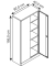 Stahlschrank blau/grau