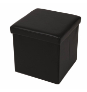 Hocker EW-SW-0410 Store Cube, schwarz, bis 300kg