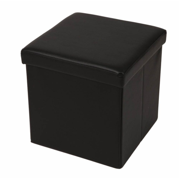 4260238060733 - Echtwerk Hocker mit Stauraum Store Cube EW-SW-0410 schwarz Kunstleder 4260238060733 - Echtwerk Hocker mit Stauraum Store Cube EW-SW-0410 schwarz Kunstleder