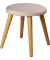 Hocker EW-SH-0495 Scandi, creme, bis 200kg