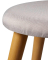 Hocker EW-SH-0495 Scandi, creme, bis 200kg