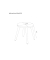 Hocker EW-SH-0495 Scandi, creme, bis 200kg