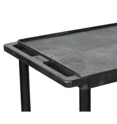 Kunststoffwagen  Polyethylen  Traglast (max.): 150 kg Schwarz   SEWT33-B