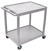 Kunststoffwagen  Polyethylen  Traglast (max.): 150 kg Grau   SEWT33GY-B