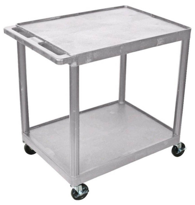 Kunststoffwagen  Polyethylen  Traglast (max.): 150 kg Grau   SEWT33GY-B