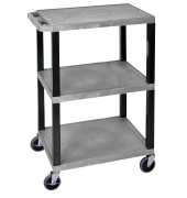Kunststoffwagen  Polyethylen  Traglast (max.): 150 kg Grau   SEWT34GYS