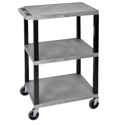 Kunststoffwagen  Polyethylen  Traglast (max.): 150 kg Grau   SEWT34GYS
