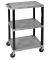 Kunststoffwagen  Polyethylen  Traglast (max.): 150 kg Grau   SEWT34GYS