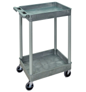 Kunststoffwagen  Polyethylen  Traglast (max.): 150 kg Grau   SESTC11-G