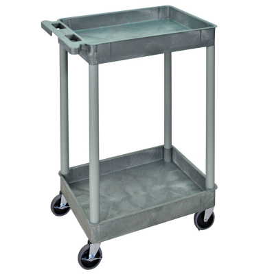 Kunststoffwagen  Polyethylen  Traglast (max.): 150 kg Grau   SESTC11-G