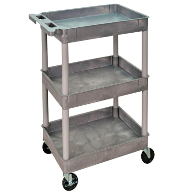 Kunststoffwagen  Polyethylen  Traglast (max.): 150 kg Grau   SESTC111-G