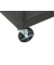 Tischwagen schwarz 61,0 x 46,0 cm bis 180,0 kg