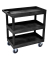 Tischwagen schwarz 81,0 x 46,0 cm bis 230,0 kg