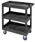 Tischwagen schwarz 81,0 x 46,0 cm bis 230,0 kg