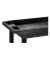 Tischwagen schwarz 81,0 x 46,0 cm bis 230,0 kg
