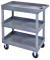 keine Marke Tischwagen grau 81,0 x 46,0 cm bis 230,0 kg
