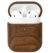 AirCase Schutzhülle für Apple AirPods 1. und 2. Generation braun