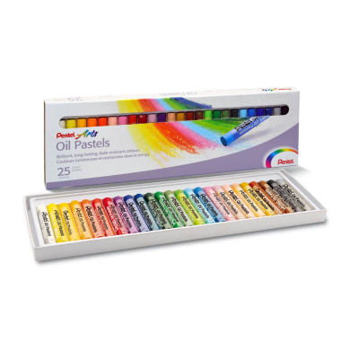Pastell-Ölkreide Oil Pastels PHN-25U 25er Etui farbig sortiert rund 