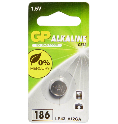 Knopfzelle LR43 1,5 V