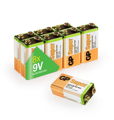 Batterien SUPER, E-Block / E-Block / 6LR61, 9 Volt