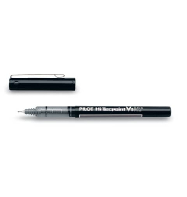 Tintenroller Hi-Tecpoint V5 schwarz 0,25 mm mit Kappe