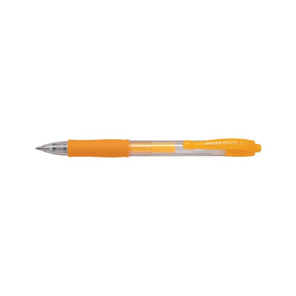 PILOT G2 Gelschreiber neonapricot 04 mm Schreibfarbe orange 1 St