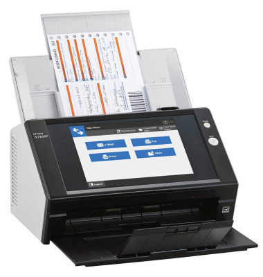 Scanner N7100E Dokumentenscanner GbLan A4 Touch
