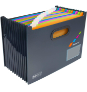 Fächermappe Supafile 13 Fächer schwarz