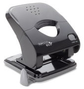 Bürolocher ECO X5-30ps 1523, schwarz, bis 3mm 30 Blatt, mit Anschlagschiene